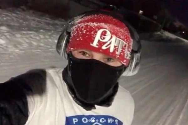 Российский боксер организовал забег в 25-градусный мороз